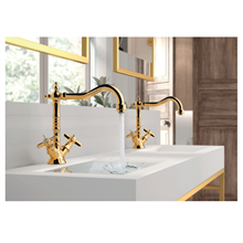 Grifo para lavabo bimando TRES-CLASIC