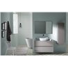 Pack mueble de ba&ntilde;o Taupe y lavabo Glass Line Sanchis