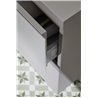 Pack mueble de ba&ntilde;o Taupe y lavabo Glass Line Sanchis