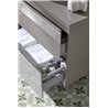 Pack mueble de ba&ntilde;o Taupe y lavabo Glass Line Sanchis