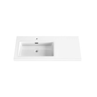 Lavabo encimera bogot&aacute; NEO con seno desplazado futurba&ntilde;o