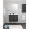 Mueble de ba&ntilde;o 2 puertas con lavabo cer&aacute;mico Sansa Royo