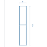 Columna de ba&ntilde;o Sansa Royo