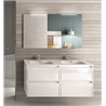 Mueble de ba&ntilde;o 4 cajones con lavabo cer&aacute;mico dos senos 120cm Sansa Royo