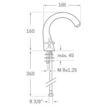 Grifo bimando para lavabo ÉPOCA Källa