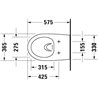 Inodoro suspendido Architec Rimless DURAVIT