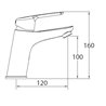 Grifo de lavabo ELEGANCE 100 - CLEVER