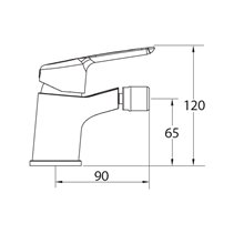 Grifo de bidé ELEGANCE mixer - CLEVER