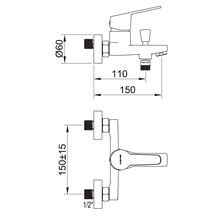 Grifo de baño o ducha XTREME mixer - CLEVER