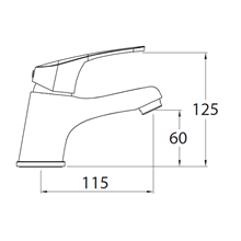 Grifo de lavabo URBAN 60 - CLEVER
