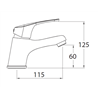 Grifo de lavabo URBAN 60 - CLEVER