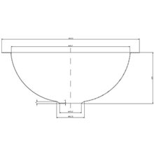 Lavabo encastrado semiesférico mate Timblau