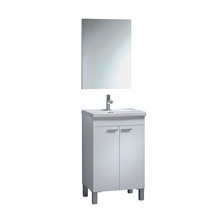 Mueble con lavabo y espejo DAKOTA - IBERODEPOT