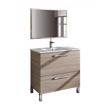 Mueble con lavabo y espejo NATURE - IBERODEPOT