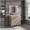 Mueble con lavabo y espejo NATURE - IBERODEPOT