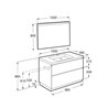 Mueble Pack 100cm Lander ROCA