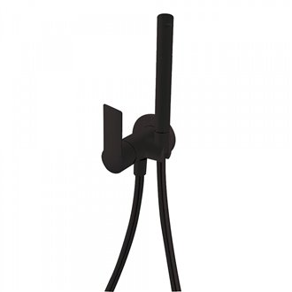 Conjunto empotrado para bid&eacute; Loft-Tres Negro mate