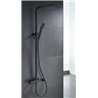 Columna de ducha negro mate Fiji IMEX