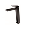 Grifo alto de lavabo negro mate Art Imex