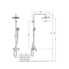 Columna ducha Victoria monomando PLUS - ROCA 