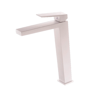Grifo alto de lavabo blanco Art Imex