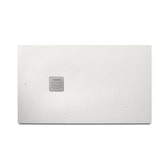 Plato de ducha 140x80cm blanco mate Terran Basic Roca