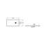 Plato de ducha 140x70cm blanco mate Terran Basic Roca
