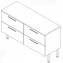 Mueble TWIN CEB rojo