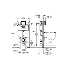 Cisterna empotrada 1 metro Rapid SL GROHE