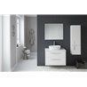 Pack mueble con 2 cajones, lavabo sobreencimera y espejo CUT LINE Sanchis