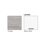 Pack mueble con 2 cajones, lavabo sobreencimera y espejo CUT LINE Sanchis