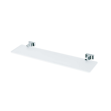 Repisa cristal y aluminio 55cm Toix Baño Diseño