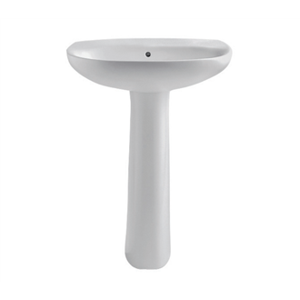 Lavabo para pedestal o semipedestal Zoom Roca