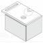 Mueble CLEAN PLUS rojo