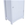 Columna de ba&ntilde;o con estantes blanca HomCom