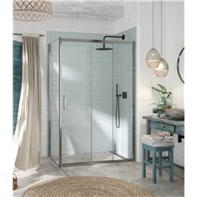 Mampara angular 2 puertas correderas Kaarol Kassandra