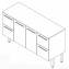 Mueble TWIN PLUS gris