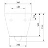 Inodoro suspendido rimflush LOOK Unisan