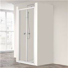 Mampara frontal plegable vidrio DS Profiltek 