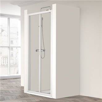 Mampara frontal plegable vidrio DS Profiltek 