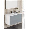 Mueble con lavabo y espejo fen&oacute;lico TESLA Doccia