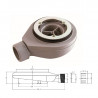 Plato de ducha semimarco TEXTURA PIZARRA NUDESPOL