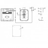 Soporte con Placa PLAN de doble descarga
