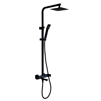 Columna de ducha negra Imex Fiyi
