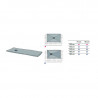 Plato de ducha rectangular blanco ANNA D-40