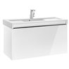 Mueble con lavabo 110cm blanco Stratum-N Roca