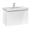 Mueble con lavabo 90cm blanco Stratum-N Roca