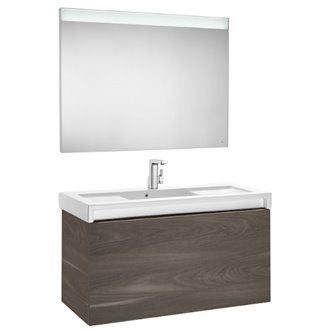 Pack mueble con lavabo 110 cm yosemite Stratum-N Roca