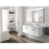Mueble con lavabo dos cajones blanco Prisma Roca