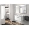 Mueble con lavabo 80cm un caj&oacute;n blanco Prisma Roca